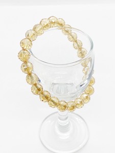【宝石質】天然石シャンパンカラークォーツ[AAAランク]　ブレスレット　アクセサリー