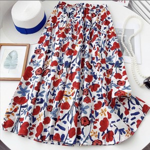 Skirt Floral Pattern Casual