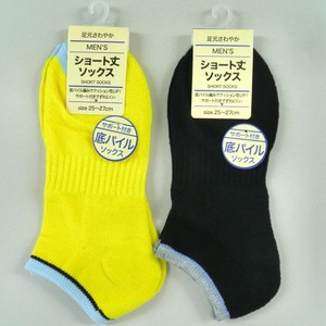 Men's Pile Ankle Socks Color Included