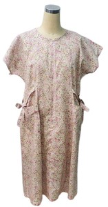 Loungewear Dress Pudding Floral Pattern Cotton