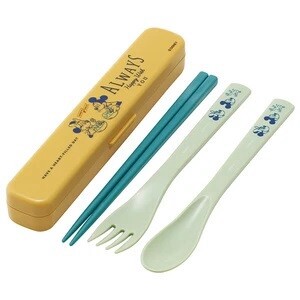 Chopsticks Mickey Skater Green Made in Japan