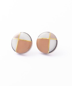 Mino ware Clip-On Earring  Made in Japan