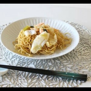 Hasami ware Main Plate Party Summer Hemp Leaves Made in Japan