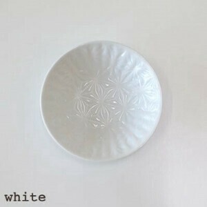 Hasami ware Small Plate Party Summer Hemp Leaves Made in Japan