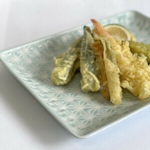 Hasami ware Main Plate Party Hemp Leaves Square Made in Japan