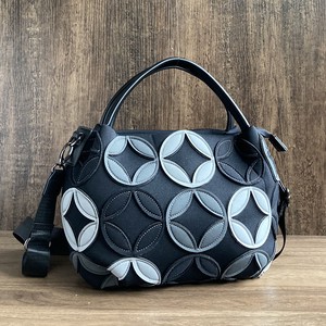Soft Material Neoprene Circle Patchwork 2WAY Handbag