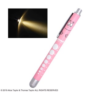 ☆【防災】バーバパパ ソフトLEDペンライト ピンク ST-ZBP0005