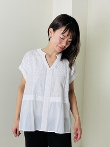 Button Shirt/Blouse Stitch French Sleeve