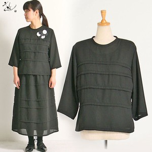 Button Shirt/Blouse Georgette Made in Japan