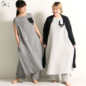 7 Cotton Linen One-piece Dress