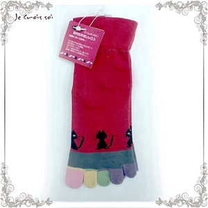 Animal Five Fingers Socks Material 6 1 Bag 6 Pcs Set Plastic Hanger Attached Socks