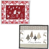Christmas Mini Tapestry Red