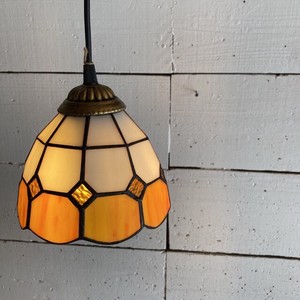 Sten Glass Lamp Dahlia Orange