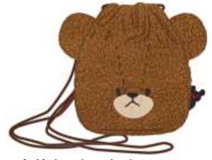 Fluffy Pouch Shoulder The Bear's School Reserved items 7 12