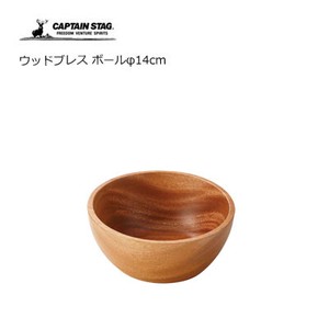 木製食器 ボールφ14cm ウッドブレス キャプテンスタッグ UP-2552