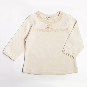 Babies Top Ribbon T-Shirt Organic Cotton Made in Japan