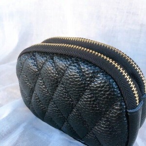 Coin Purse Quilted black