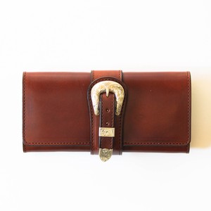 Genuine Leather Long Wallet Wallet Buckle Wallet