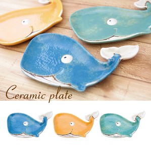 Small Item Organizer Whale Ceramic
