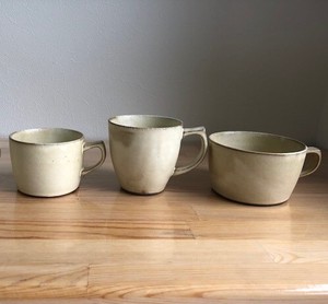 Kiln Change White Mug Soup Mug Mug Made in Japan HASAMI Ware Cafe Mug