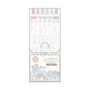 Sanrio Knock Type gel pen 6 Pcs Set Mix Set