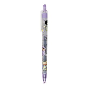 "Crayon Shin-chan" Knock Type gel pen Pajama Friends Purp