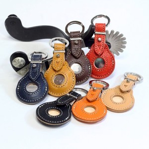 7 Colors Genuine Leather Case SH KEY Tan Leather Key Ring