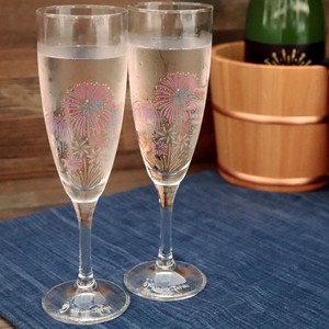 Firework Champagne Glass Temperature Change Made in Japan