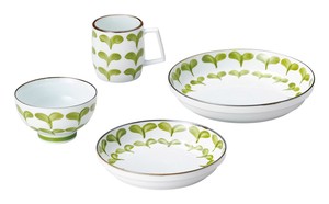 Hasami ware Main Plate Porcelain Green Made in Japan