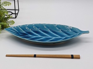 中皿 取皿 和陶器 和モダン /リーフプレート(M)