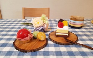 konoka  皿 自然素材 切り株 丸太 木製 丸型