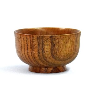 Soup Bowl Brown Wooden