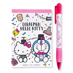 Doraemon Hello Kitty Memo Pad Set