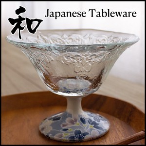 High Ground Glass Dessert bowl Sakura Question Matching
