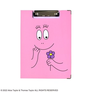 【ナース雑貨】バーバパパ　クリップボード　ピンク＆パープル　ST-ZBP0008