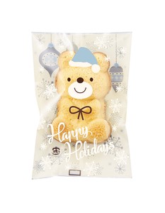 ニュークリスマスベアーガス袋 クマ焼き菓子 個包装袋