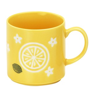 Mino ware Mug Porcelain Pottery Lemon Fruits Made in Japan