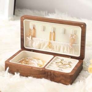 Jewelry Box Accessory Box Ring Case Pose Wood Wooden Gift Box Ring