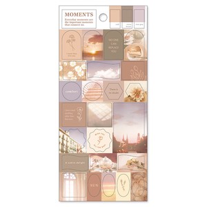 Stickers Moments Stickers Brown Tone