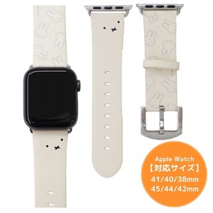 【腕時計】ミッフィー Apple Watch レザーバンド フェイス