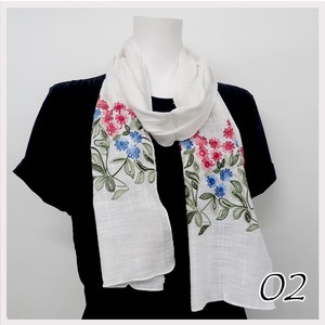 Stole Floral Pattern Embroidered Stole NEW