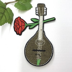 Brooche Flowers Embroidered