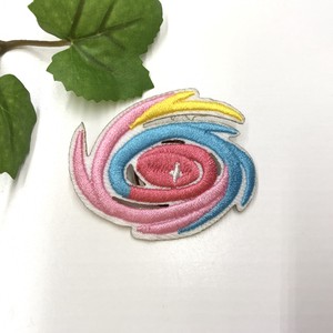 Brooch Space Embroidered