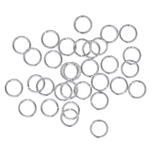 Accessory Parts circle clasp Silver 1 7mm 29 Pcs Metal Fittings Accessory 12