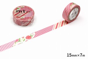 Washi Tape Red Flower