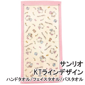 Sanrio Line Design Hello Kitty LL Character Towel 6