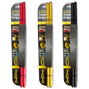 Universal Twist Grip Cable Flexible 4 Pcs Red American
