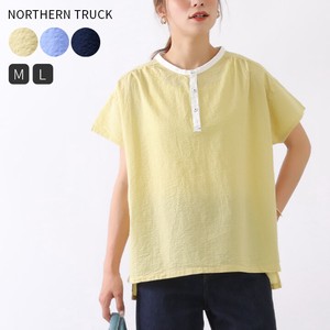 Blouse Ladies Shirt Henry Neck Soccer Good Fabric Cotton 100% 24 6