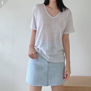 T-shirt Plain Color T-Shirt Tops Short-Sleeve