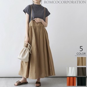 Casual Dresse Cotton Jumper Skirt 2-way